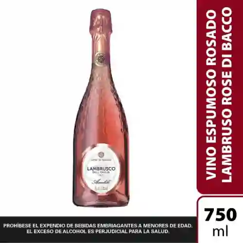 Vino Lambrusco Rosé Di Bacco 750 ml