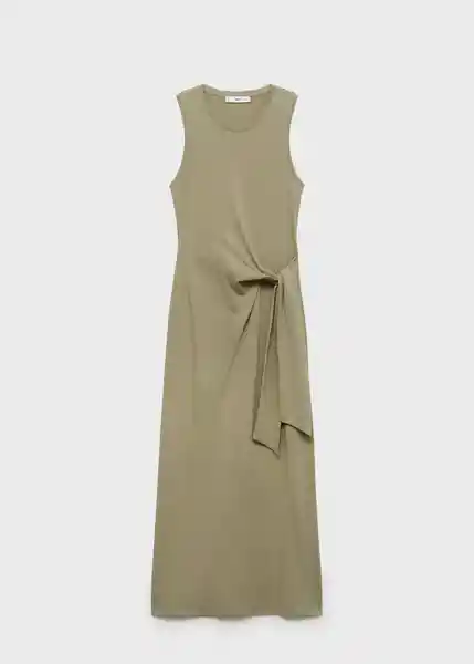 Vestido Ferti Khaki Talla XS Mujer Mango