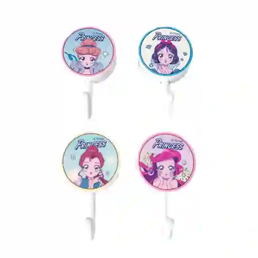 Set Ganchos Adhesivos Disney Manga Princesas Miniso