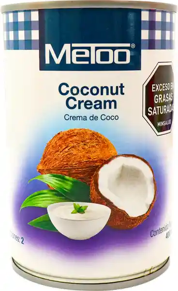 Metoo Crema de Coco