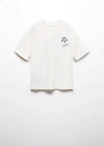 Camiseta Urban Offwhite Talla 10 Niños Mango