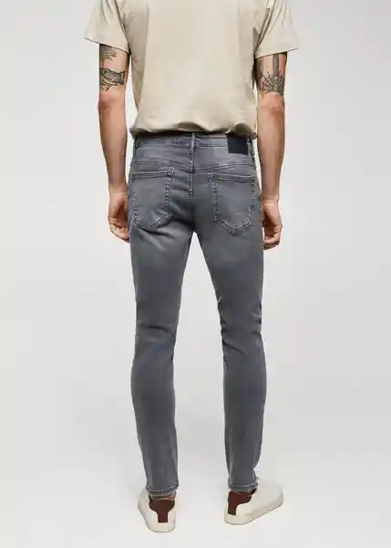 Pantalón Jean Jude Tejano Gris Oscuro Talla 36 Hombre Mango