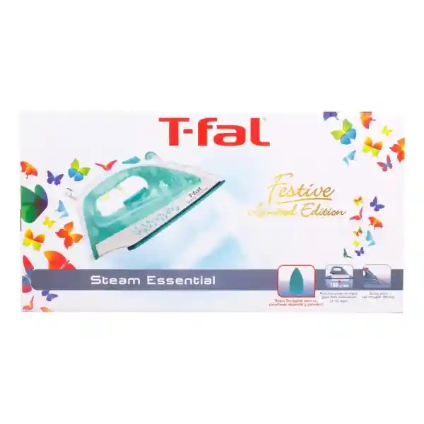 T-Fal Plancha a Vapor Essential Steam Dura Azul 150 mL