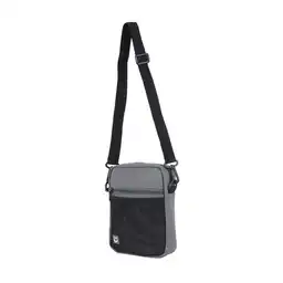 Bolso Crossbody Con Bolsa Frontal de Red Gris Miniso