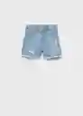Short Isa Tejano Medio Talla 12 Niñas Mango