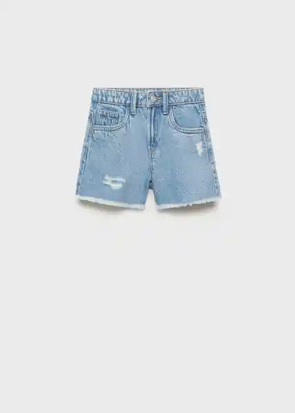 Short Isa Tejano Medio Talla 12 Niñas Mango