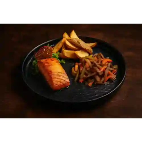 Salmón a la Meuniere