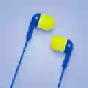 Audífonos de Modelo 22E14 Azul y Amarillo Miniso