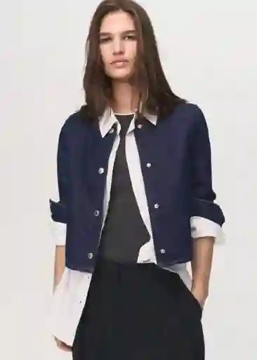 Chaqueta Cazadora Peppa Tejano Soft Talla M Mujer Mango