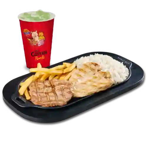 Promo Mixta Pechuga + Cerdo + Limonada