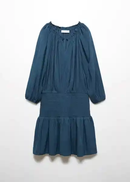 Vestido Ocean Navy Talla 18 Niñas Mango