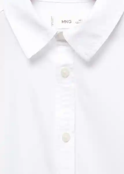 Camisa Oxford Niños Blanco Talla 10 Mango