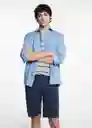 Bermuda Wang6 Navy Talla 21 Niño Mango