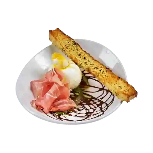 Burrata con Prosciutto