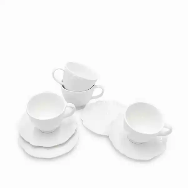 Set Pocillo y Plato Agnes 200 mL Ambiente Gourmet