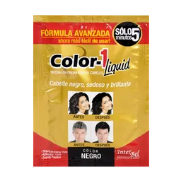 Color 1 Líquido Coloración en Tono Negro