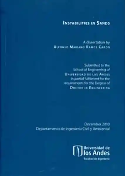 Instabilities in Sands - Alfonso Mariano Ramos Cañón