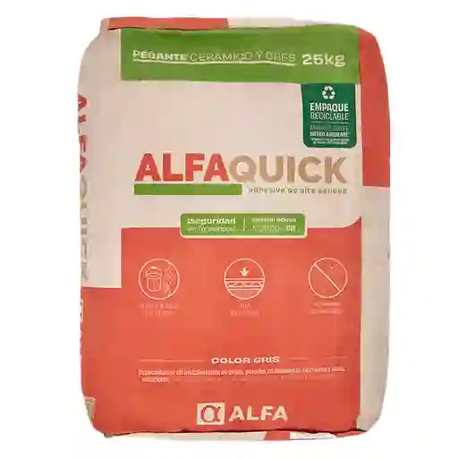 Alfa Pegante Gris quick Int Ext Cer