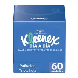 Pañuelos Faciales Kleenex Cubo 60 Und