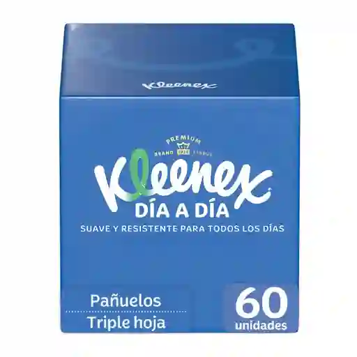 Pañuelos Faciales Kleenex Cubo 60 Und