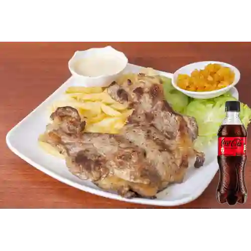 Combo Carne Asada + Coca Cola 400 ml