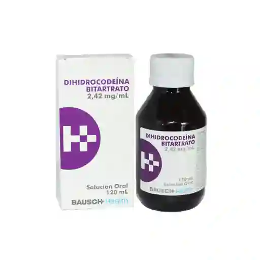 Humax Dihidrocodeína Bitartrato (2.42 mg / ml) 120 mL