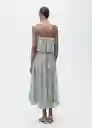 Vestido Forte Menta Talla M Mujer Mango