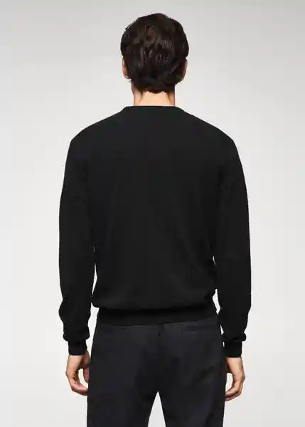 Saco Jersey Cash Antracita Talla L Hombre Mango
