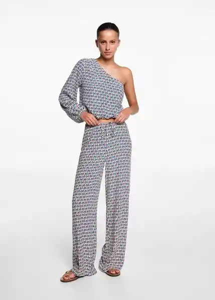 Pantalón Geop Crudo Talla 23 Niñas Mango