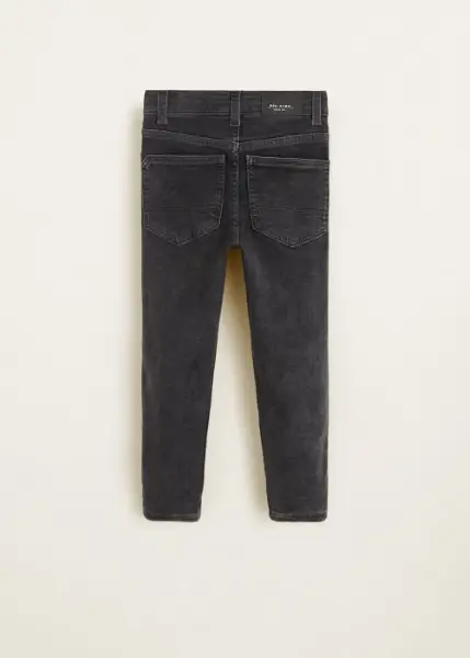Jean Dudes Tejano Gris Oscuro Talla 11 Niño Mango