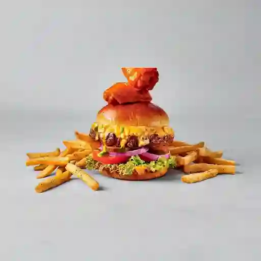 Combo Alitas Bbq Papas Francesas