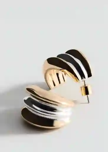 Pendientes Tyra Oro Talla 99 Mujer Mango