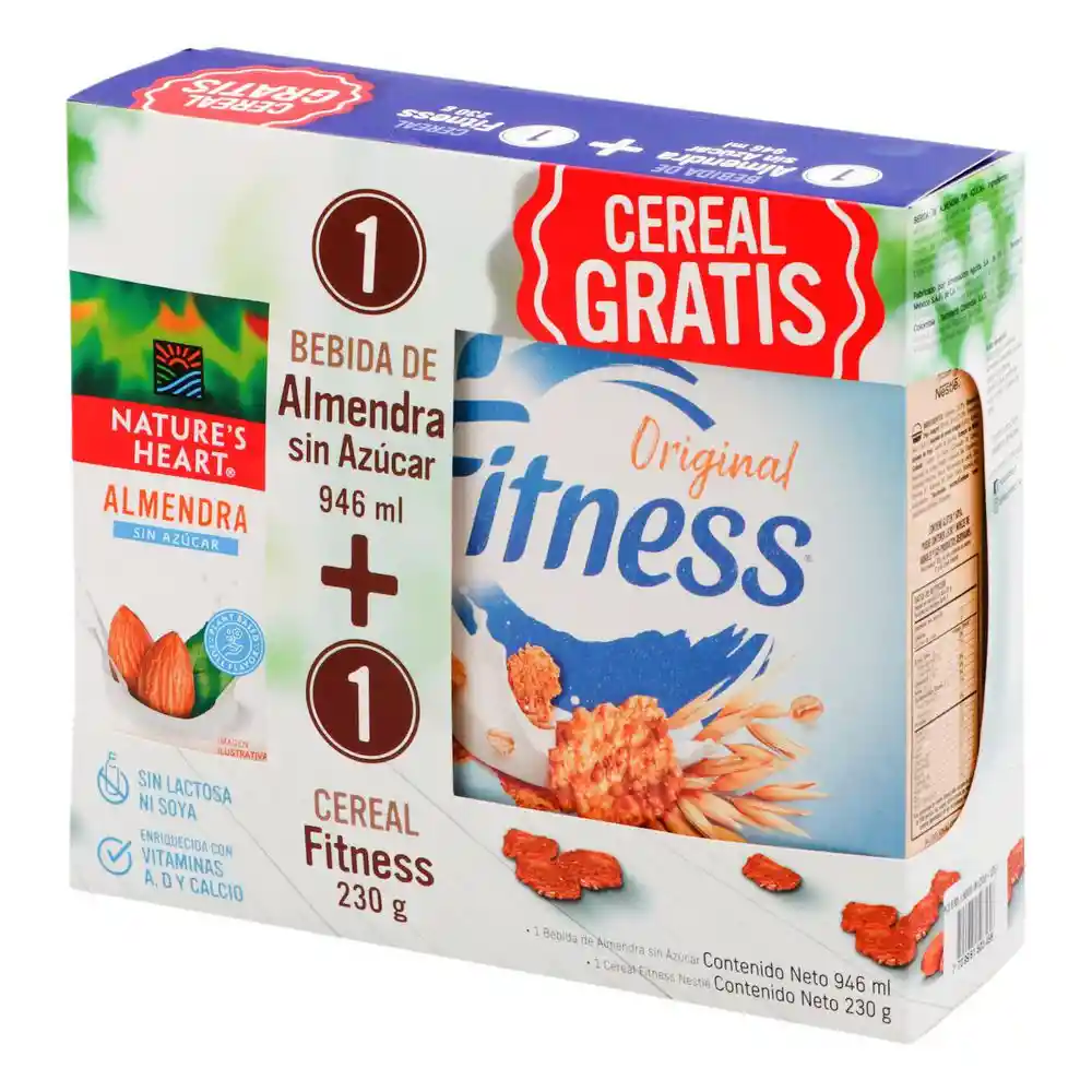 Natures Heart Of Bebida Almend Sa Gts Cereal946 Ml