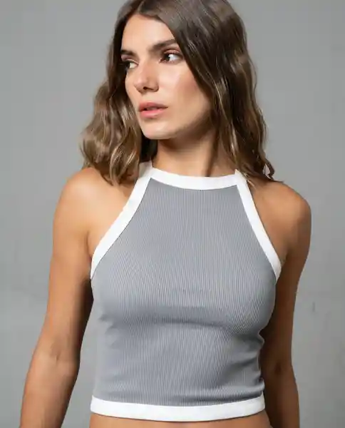 Camiseta Mujer Gris Talla S 202G001 Rifle