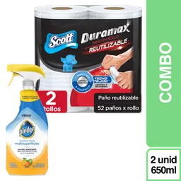 Combo Duramax Toalla de Cocina + Pledge Multisuperficies 650 mL