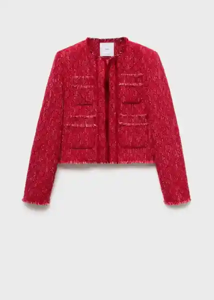 Chaqueta Rosso Rojo Talla XL Mujer Mango