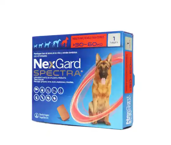 Nexgard Anti pulgas para Perro Spectra 30 – 60 Kg