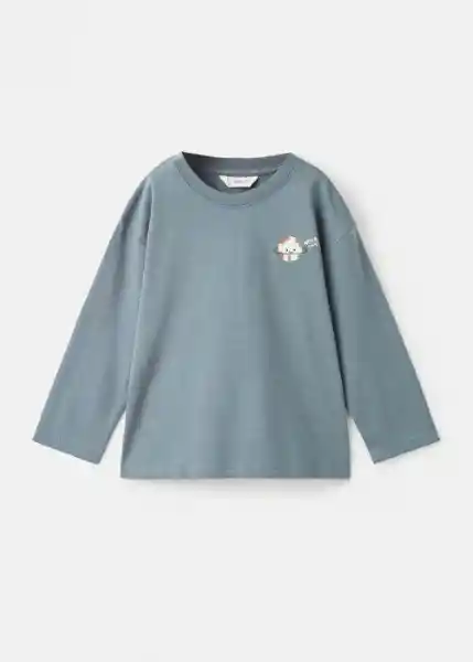 Camiseta Space Agua Talla 71 Niños Mango