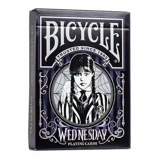 Bicycle Cartas Wednesday Merlina