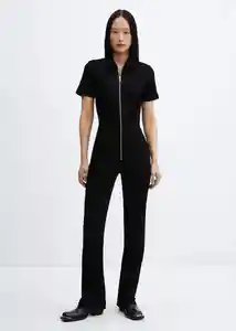 Enterizo Mono Iggy Tejano Negro Talla XS Mujer Mango