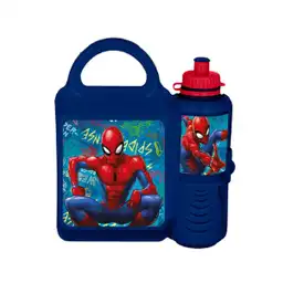 Spider-Man Set Sandwichera + Botella Plástica