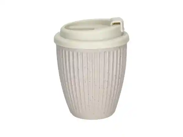 Vaso Con Tapa Beige Casaideas