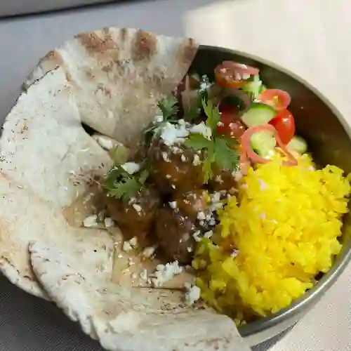 Bolw Mediterráneo Albóndigas de Res