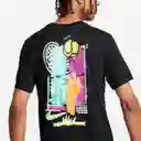 Nike Camiseta Nkct Tee Open Sp24 Para Hombre Negro Talla M