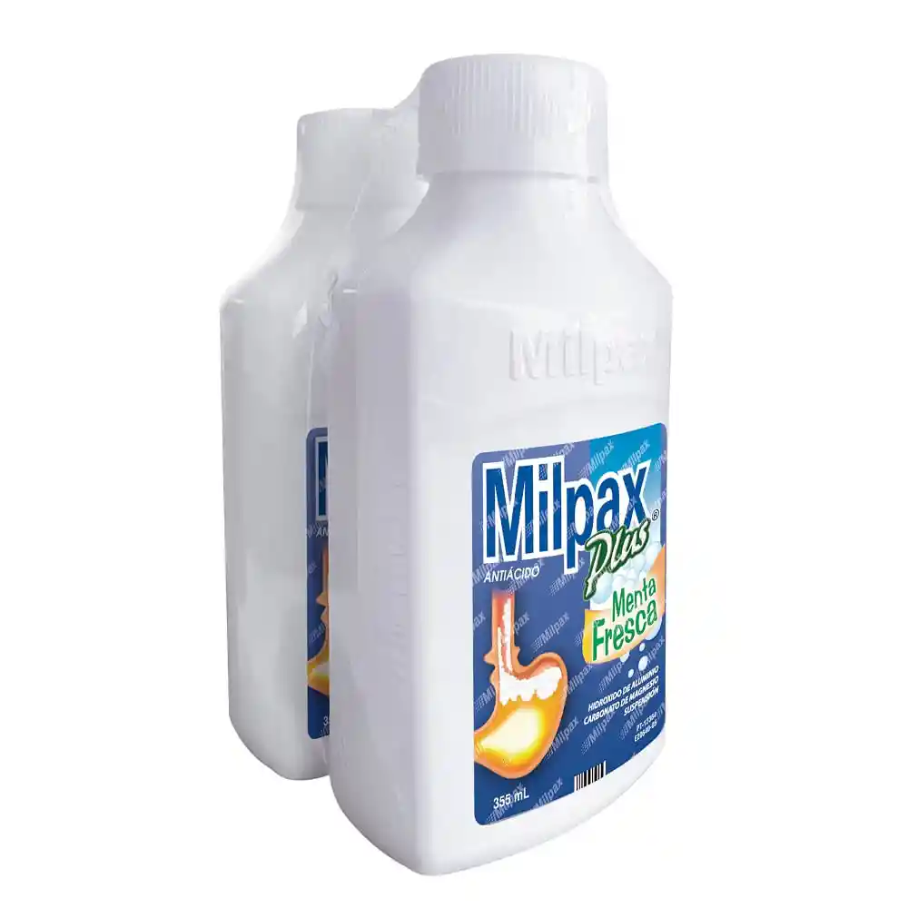 Milpax Plus Suspensión Menta Fresca