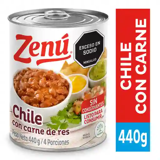 Zenú Chile con Carne de Res