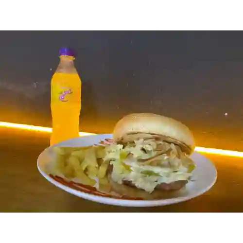 Hamburguesa Americana con Gaseosa