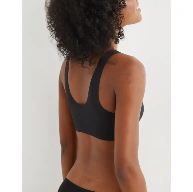Bralette Negro Talla Medium Aerie American Eagle