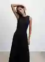 Vestido Caldera-A Negro Talla S Mujer Mango