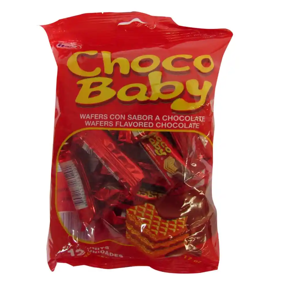 Choco Baby Galletas Wafers con Sabor Chocolate